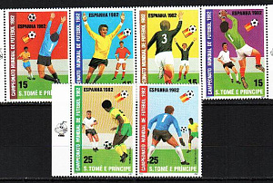 Сан-Томе и Принсипи, 1982, ЧМ по футболу, 6 марок